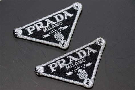 prada logo iron on|Prada Logo Patch .